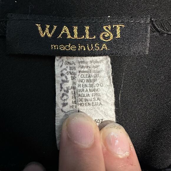 Wall St Black High-Waisted Flared Skirt – Women’s Size Medium - Picture 5 of 5